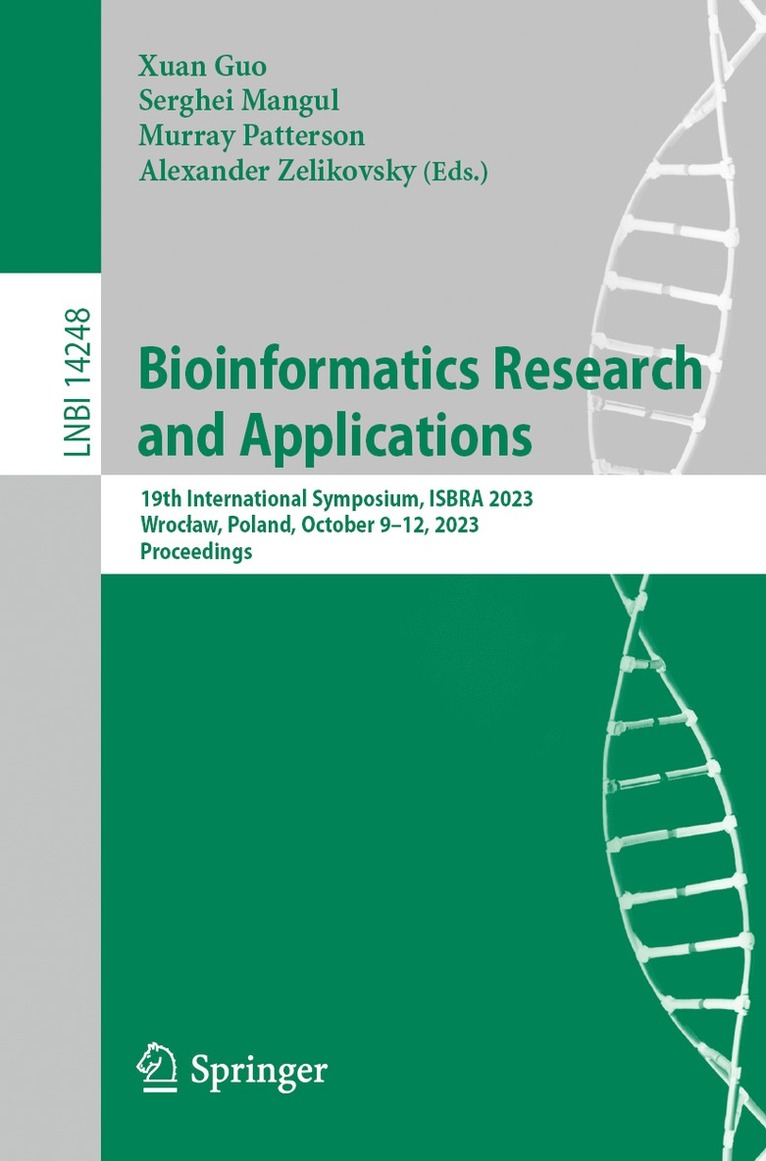 Xuan Guo, Serghei Mangul, Murray Patterson, Alexander Zelikovsky - Bioinformatics Research and Applications, Häftad
