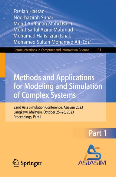 bokomslag Methods and Applications for Modeling and Simulation of Complex Systems