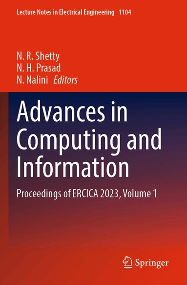 N. R. Shetty, N. H. Prasad, N. Nalini - Advances in Computing and Information, Häftad
