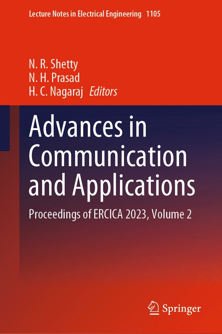 N. R. Shetty, N. H. Prasad, H. C. Nagaraj - Advances in Communication and Applications, Inbunden