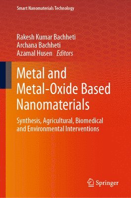 Rakesh Kumar Bachheti, Archana Bachheti, Azamal Husen - Metal and Metal-Oxide Based Nanomaterials, Inbunden
