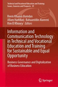 bokomslag Information and Communication Technology in Technical and Vocational Education and Training for Sustainable and Equal Opportunity