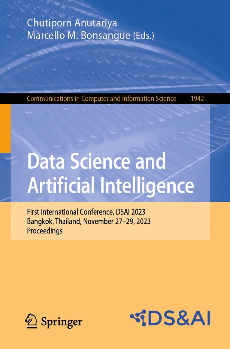 Chutiporn Anutariya, Marcello M. Bonsangue - Data Science and Artificial Intelligence, Häftad