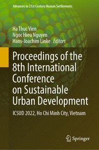 bokomslag Proceedings of the 8th International Conference on Sustainable Urban Development
