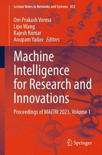 bokomslag Machine Intelligence for Research and Innovations