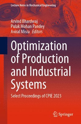 Optimization of Production and Industrial Systems 1