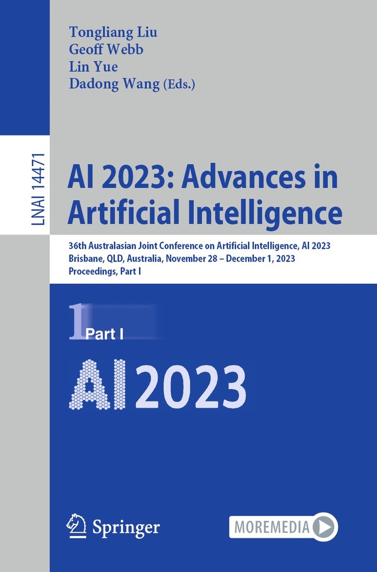 Tongliang Liu, Geoff Webb, Lin Yue, Dadong Wang - AI 2023: Advances in Artificial Intelligence, Häftad