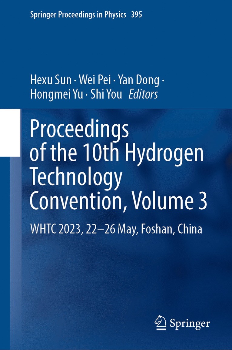 Proceedings of the 10th Hydrogen Technology Convention, Volume 3