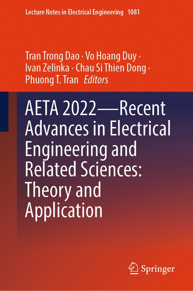 Tran Trong Dao, Vo Hoang Duy, Ivan Zelinka, Chau Si Thien Dong, Phuong T. Tran - AETA 2022—Recent Advances in Electrical Engineering and Related Sciences: Theory and Application, Inbunden