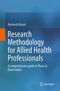 bokomslag Research Methodology for Allied Health Professionals