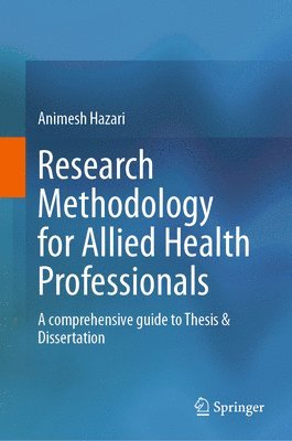 bokomslag Research Methodology for Allied Health Professionals