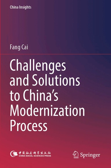 Fang Cai - Challenges and Solutions to China’s Modernization Process, Häftad