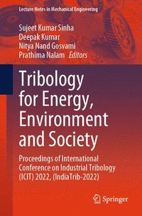 bokomslag Tribology for Energy, Environment and Society