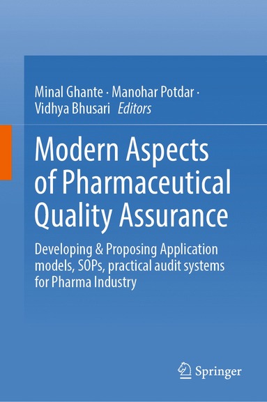 bokomslag Modern Aspects of Pharmaceutical Quality Assurance