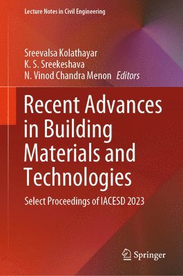 bokomslag Recent Advances in Building Materials and Technologies