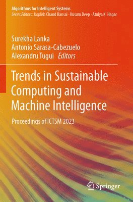 bokomslag Trends in Sustainable Computing and Machine Intelligence