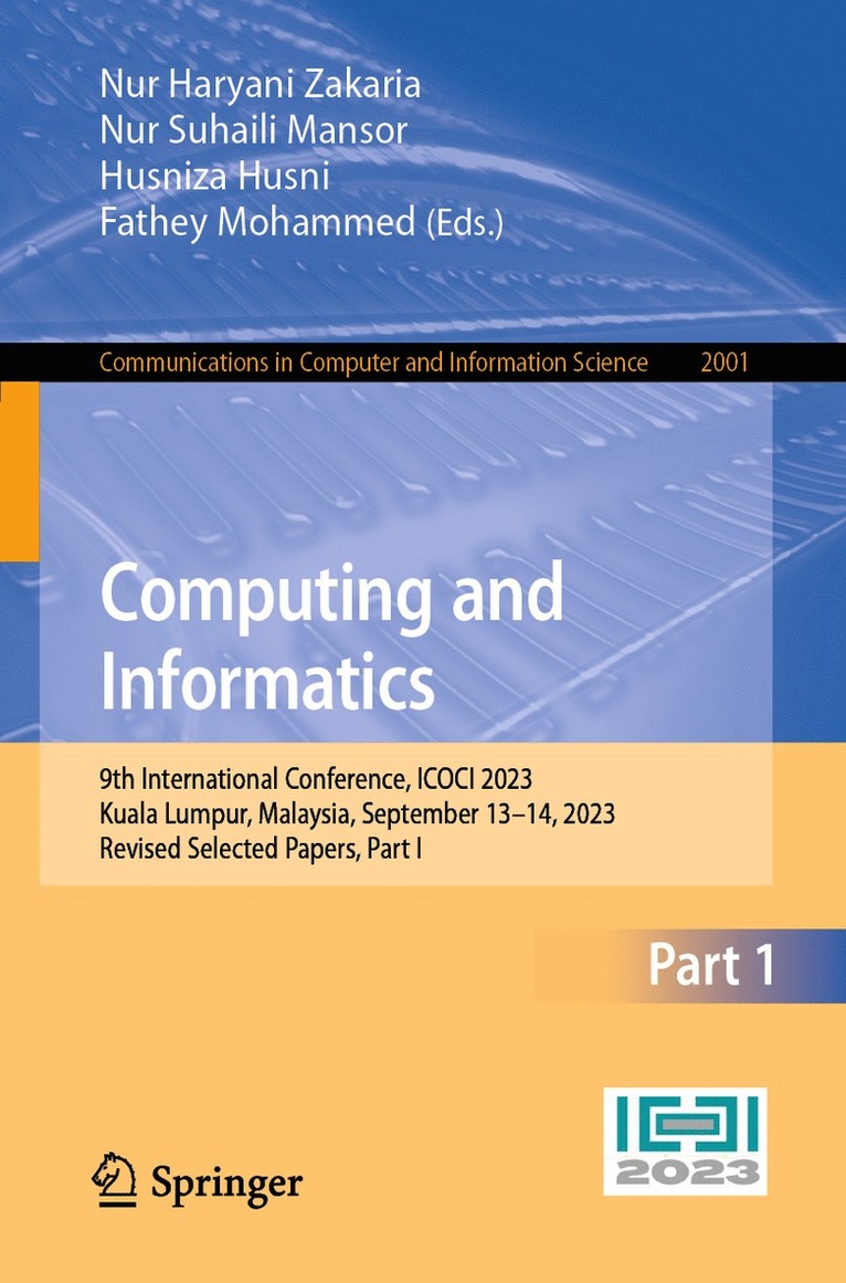 Nur Haryani Zakaria, Nur Suhaili Mansor, Husniza Husni, Fathey Mohammed - Computing and Informatics, Häftad