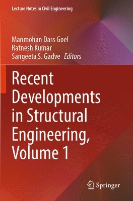 bokomslag Recent Developments in Structural Engineering, Volume 1