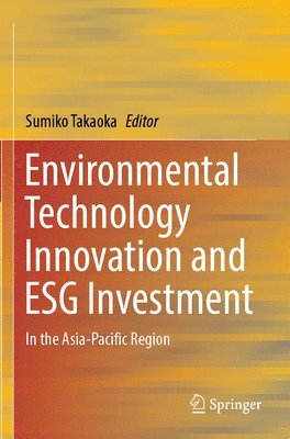 bokomslag Environmental Technology Innovation and ESG Investment