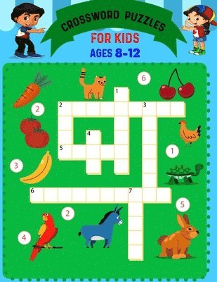 bokomslag Crossword Puzzles For Kids Ages 8 to 12