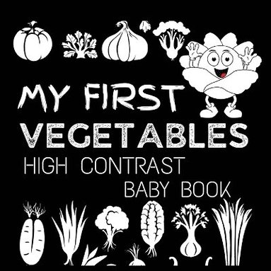 bokomslag High Contrast Baby Book - Vegetables