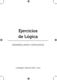 bokomslag Ejercicios de Lógica Desarrollados Y Explicados: Colección Técnicas de Estudio