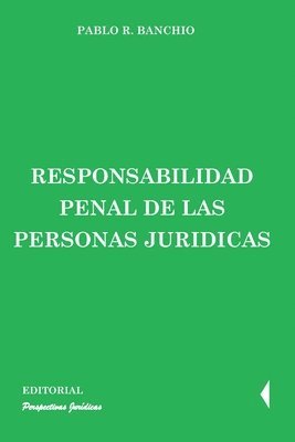 bokomslag Responsabilidad penal de las personas jurídicas