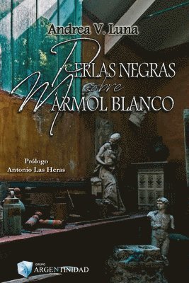 Perlas negras sobre mármol blanco 1