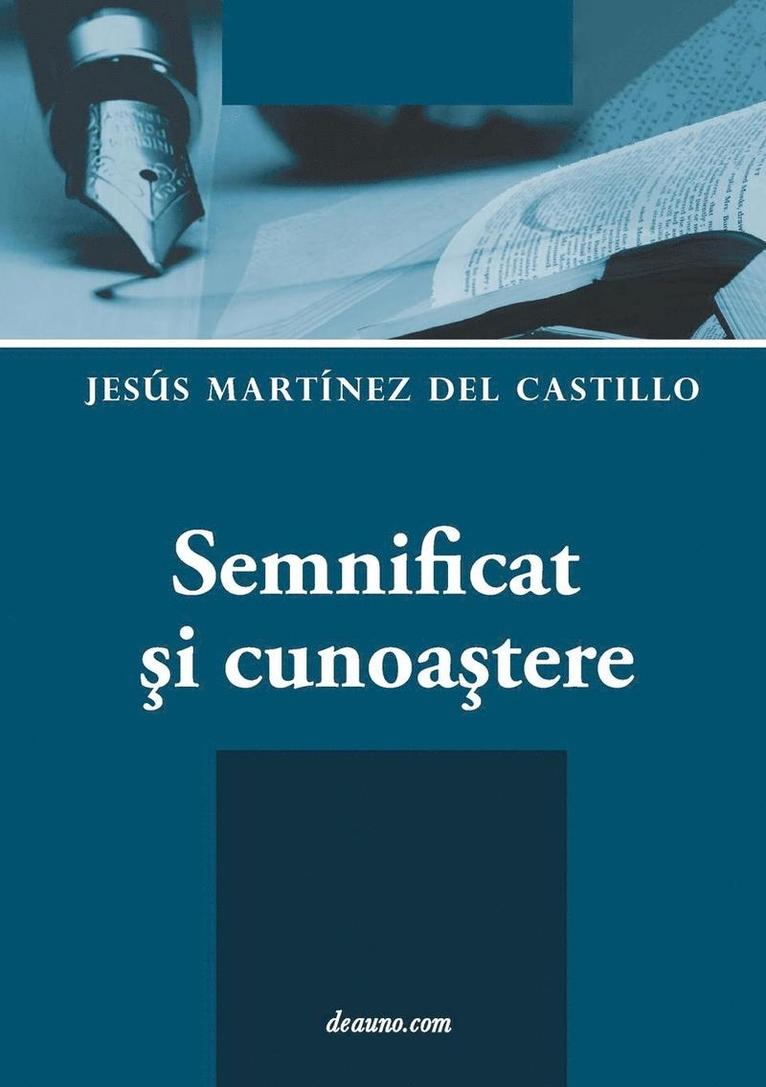 Semnificat si cunoastere 1