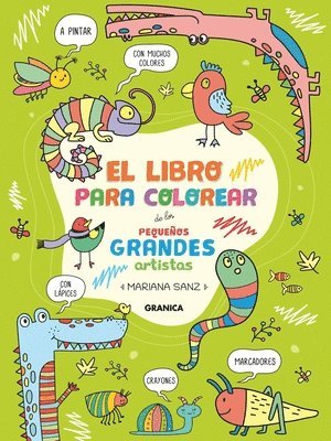 bokomslag Libro Para Colorear De Los Pequeños Grandes Artistas