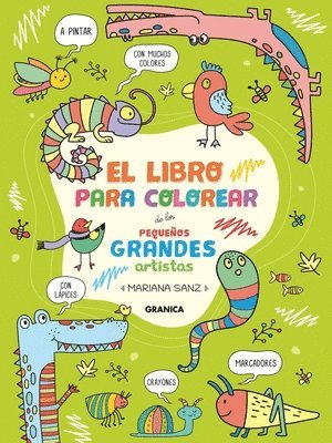 bokomslag Libro Para Colorear De Los Pequeos Grandes Artistas