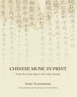 bokomslag Chinese Music in Print
