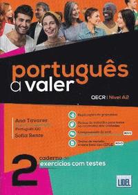 bokomslag Portugus a Valer 2 - A2 - Caderno de Exerccios