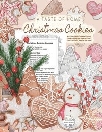 bokomslag Taste Of Home Christmas Cookies Recipes Cookbook &Amp; Christmas Cookies Coloring Book In One!