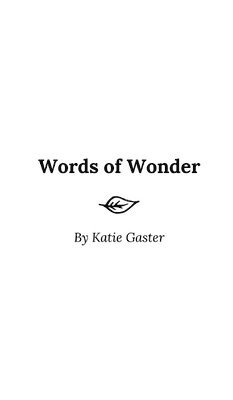 Words of Wonder 1