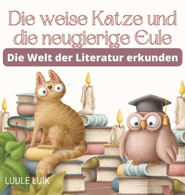 bokomslag weise Katze und die neugierige Eule