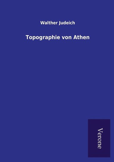 bokomslag Topographie von Athen