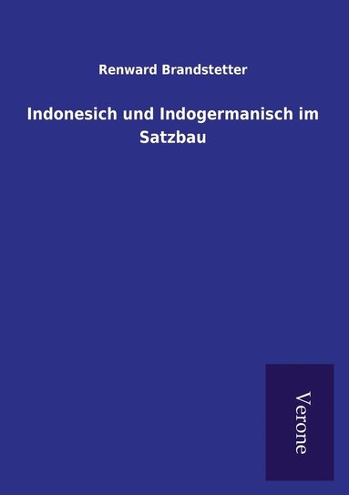 bokomslag Indonesich und Indogermanisch im Satzbau