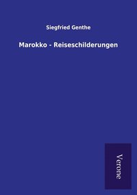 bokomslag Marokko - Reiseschilderungen