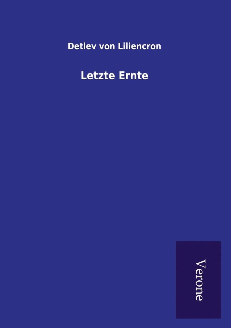 Letzte Ernte 1