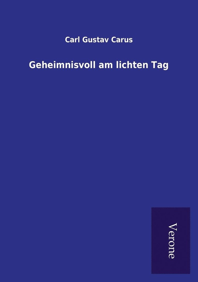 Geheimnisvoll am lichten Tag