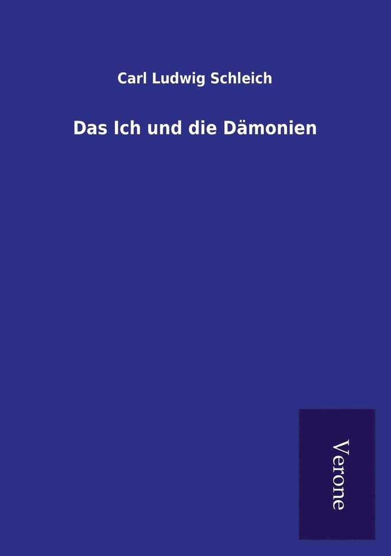 Das Ich und die Damonien 1