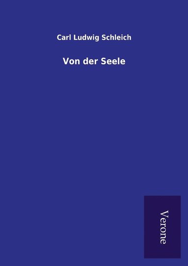 bokomslag Von der Seele