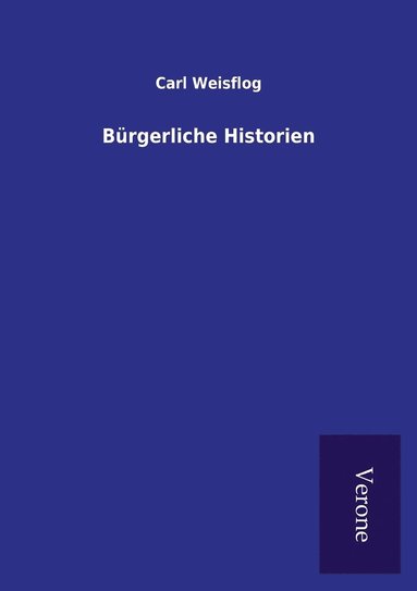 bokomslag Burgerliche Historien