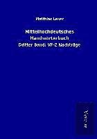 bokomslag Mittelhochdeutsches Handwörterbuch