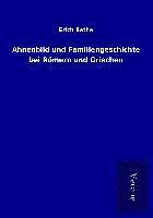Ahnenbild und Familiengeschichte bei Römern und Griechen 1