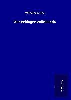 Zur Pekinger Volkskunde 1