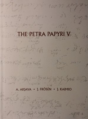 bokomslag The Petra Papyri V