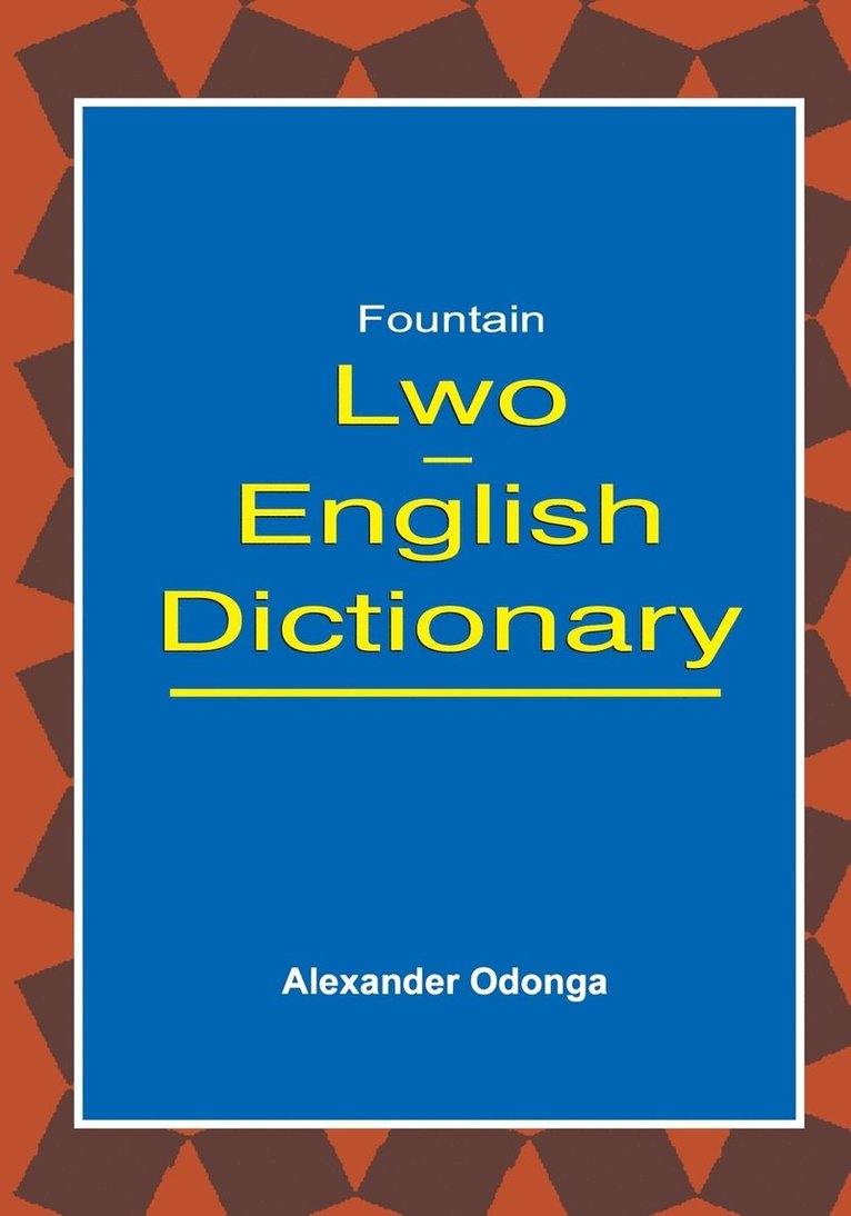 Lwo English Dictionary 1