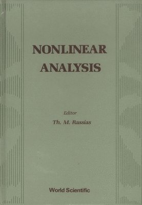 Rassias Th M, Themistocles M. Rassias - Nonlinear Analysis (B/H), Inbunden